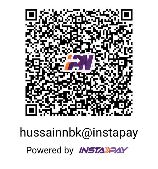 InstaPay QR code for hussainnbk@instapay